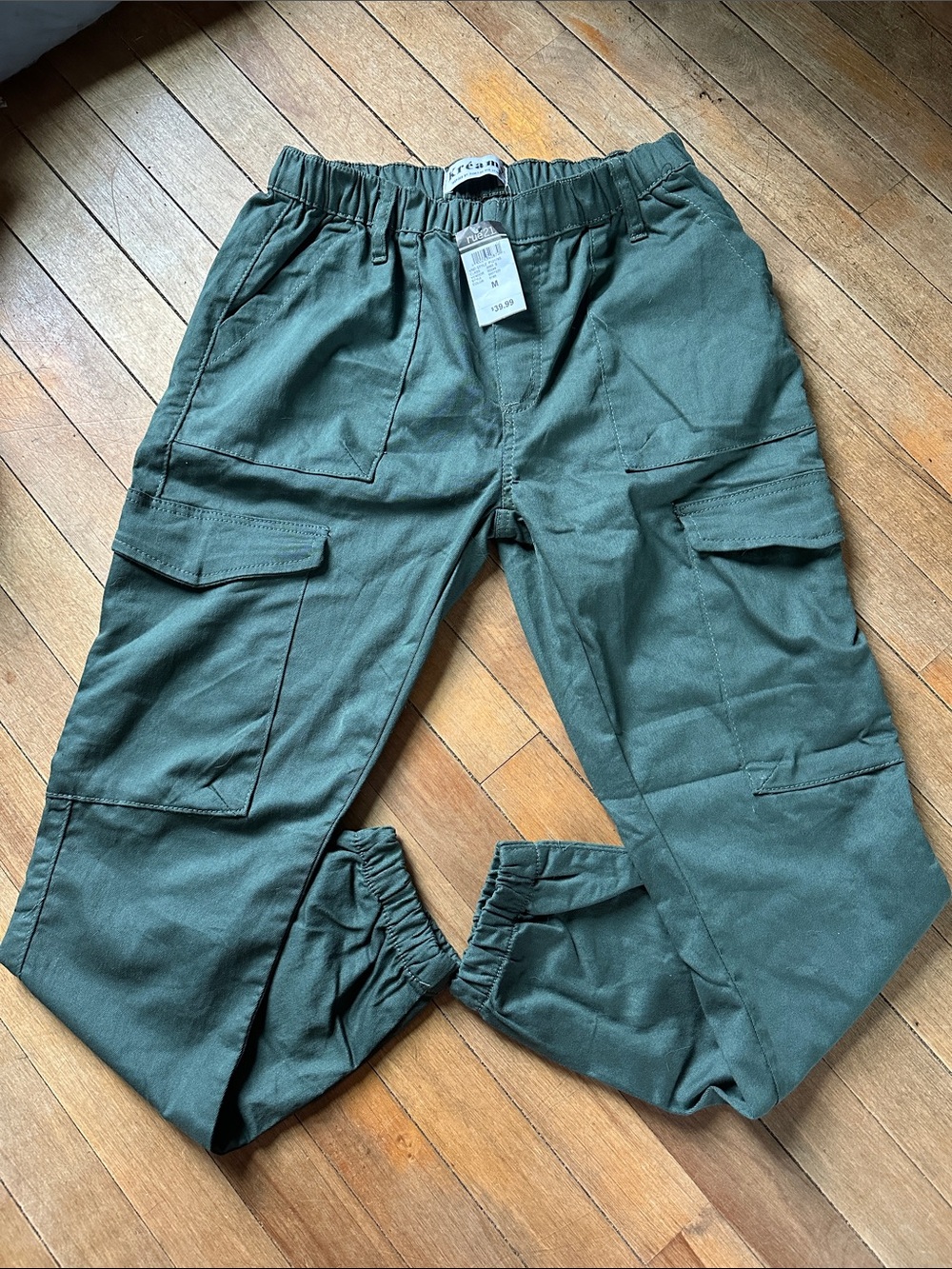 Rue21 Olive Green Elastic Waist Cargo Pants